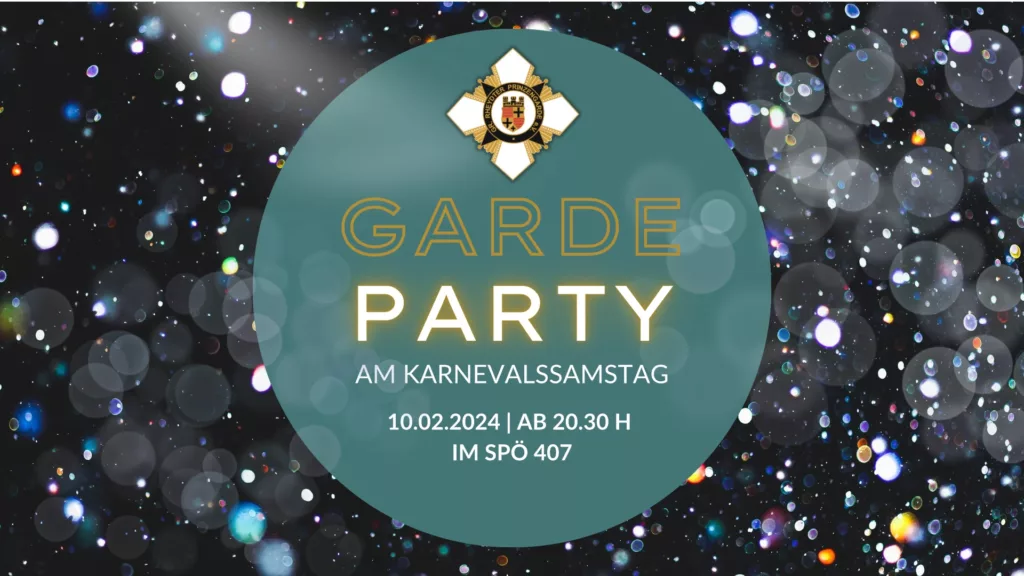 Garde-Party im Spö 407