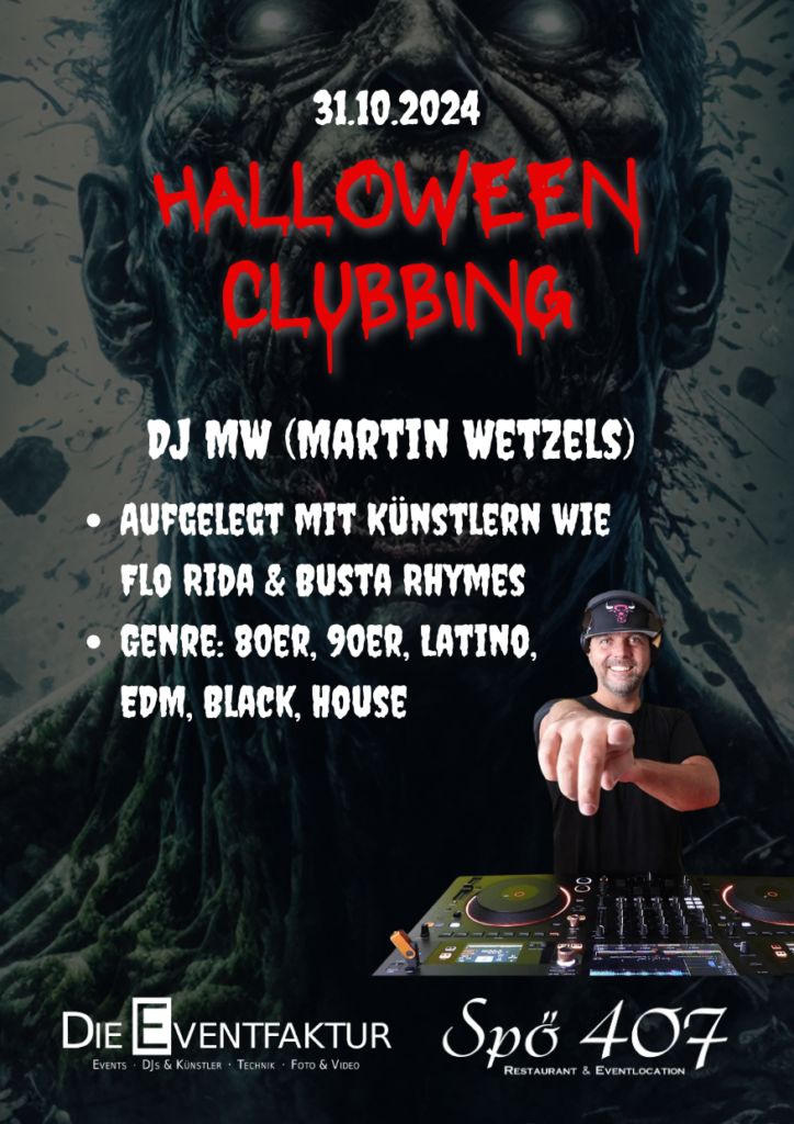 DJ MW Martin Wetzels - Halloween Clubbing 2024