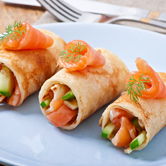 Lachs Crepe