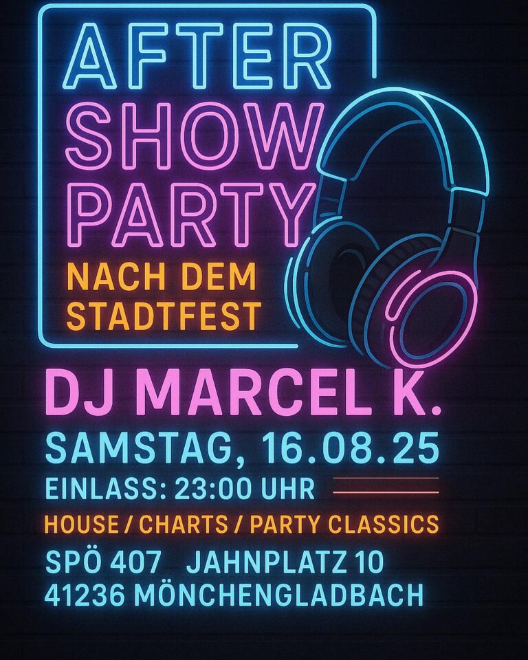 After Show Party nach dem Stadtfest