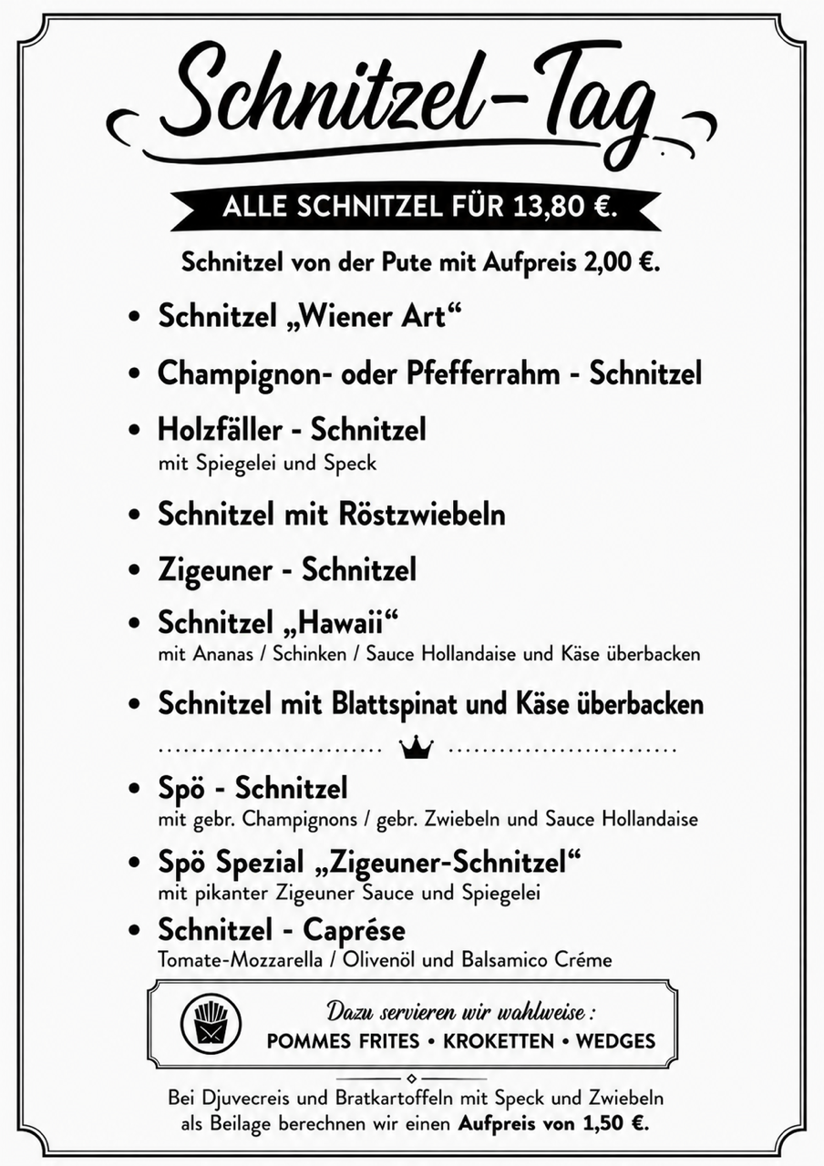 Schnitzel-Tag